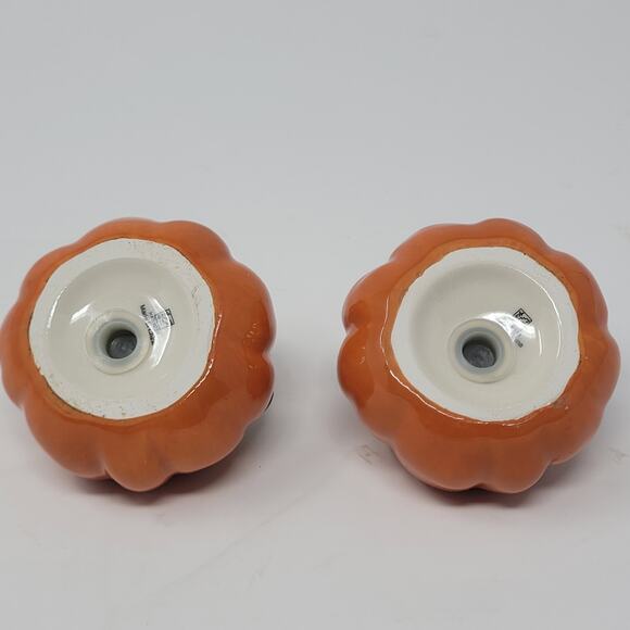 Bella Casa by Ganz Pumpkin Salt & Pepper Shakers and Butter Dish Tray - Picture 7 of 11